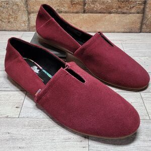 Toms Burgundy Flats